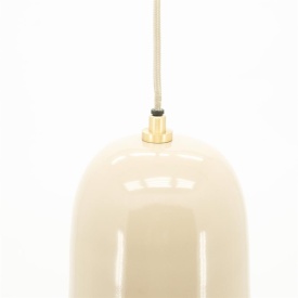 LAMPĂ SUSPENDATĂ - BELLURE - BEJ - 25(L) x 25(l) x 35(h) - Img 3