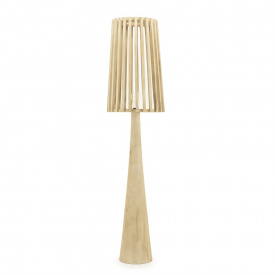 LAMPADAR GARDA - LEMN DE MANGO [FSC] - CREM - 39(L) x 162(h) x 39(l) - Img 1