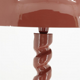 LAMPADAR LUOX - LEMN & METAL - ROSU - 50(L) x 150(h) x 50(l) - Img 2