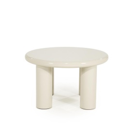 MASĂ DE CAFEA BLOOP MEDIE - BEJ - Ø 60(L) x 35(h)