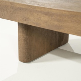 MASA DE CAFEA EDWARD - LEMN DE MANGO - MARO - 130(L) x 60(l) x 31(h) cm - Img 9