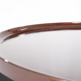 MASA DE CAFEA MAYSON - MDF / STEJAR FIN - MARO / NEGRU - Ø120 x 25(h) - Img 4