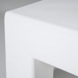 MASA DE CAFEA ROUA - COMPOZIT DE MAGNEZIU ECO - ALB - 70(L) x 40(h) x 70(l) - Img 2