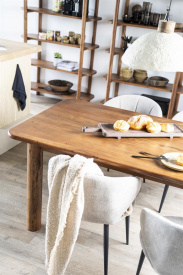 MASA DE DINING JULIAN - 240X100X76 CM - LEMN DE SALCAM - (L) x (h) x (l) - Img 6