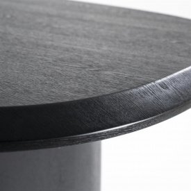 MASA DE DINING WALTER - LEMN DE STEJAR FIN - NEGRU - 300(L) x 76(h) x 120(l) - Img 3