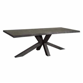 MASA DE LIVING SOVANA - LEMN DE SALCAM - NEGRU - 180(L) X 78(H) X 90(L) CM - Img 1