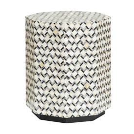 MASA LATERALA BRENDOLA - LEMN / METAL /OS - MULTICOLOR - 45(L) X 55(H) X 45(L) CM - Img 1
