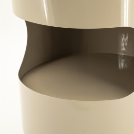 MASĂ LATERALĂ TONDO - GRI TAUPE - 37(L) x 37(l) x 45(h) - Img 4