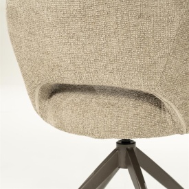 SCAUN ALISSA - GRI TAUPE ORO - 65(L) x 63(l) x 80(h) - Img 11
