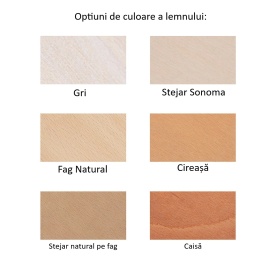 SCAUN ALTO - LEMN / MATERIAL - CULOARE LA ALEGERE - 51(L) x 89(h) x 65(l) - Img 5