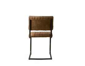 SCAUN AVILA - METAL / MATERIAL - NEGRU / MARO - 54(L) X 82(H) X 46(L) - Img 3