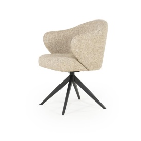 SCAUN CONNOR DONNA - TESATURA SI METAL - TAUPE - 61.5(L) x 60(l) x 81.5(h) cm - Img 2