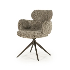 SCAUN DARCIO - GRI TAUPE GLEAM - 62(L) x 66.5(l) x 87(h)
