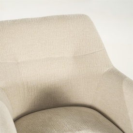 SCAUN DE BAR BLISS CU COTIERĂ - BEJ - 52(L) x 56.5(l) x 96.5(h) - Img 8