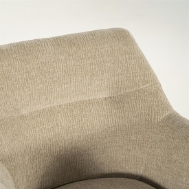 SCAUN DE BAR BLISS CU COTIERĂ - GRI TAUPE - 52(L) x 56.5(l) x 96.5(h) - Img 8
