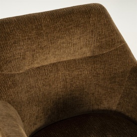 SCAUN DE BAR BLISS CU COTIERE - MUȘTAR - 52(L) x 56.5(l) x 96.5(h) - Img 8