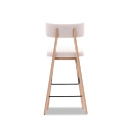 SCAUN DE BAR GLOV - LEMN [FSC] / MATERIAL - CULOARE LA ALEGERE - 51(L) x 95/107(h) x 57(l) - Img 4