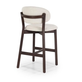 SCAUN DE BAR MIKKY MOON - TESATURA SI STEJAR - BEJ - 53(L) x 57.5(l) x 97.5(h) cm - Img 7