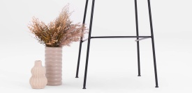 SCAUN DE BAR MILO - LEMN [FSC] / MATERIAL - CULOARE LA ALEGERE - 54(L) x 95/107(h) x 62(l) - Img 6