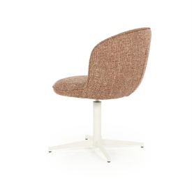 SCAUN ESMEE DONNA - TESATURA SI FIER - ROŞU - 55.5(L) x 64.5(l) x 83(h) cm - Img 4