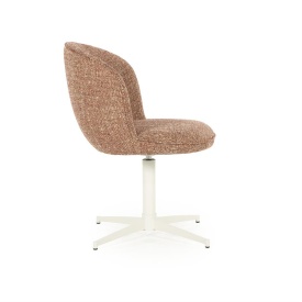 SCAUN ESMEE DONNA - TESATURA SI FIER - ROŞU - 55.5(L) x 64.5(l) x 83(h) cm - Img 9