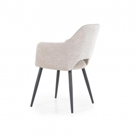 SCAUN ESMEE - POLIESTER / METAL - ALB - 58(L) x 81(h) x 57.5(l) - Img 4