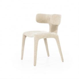 SCAUN HAVE - TESATURA / METAL / LEMN - CREM PORTO - 52(L) x 78.5(h) x 56.5(l) - Img 2
