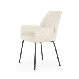 SCAUN INDY DONNA - TESATURA SI METAL - BEJ - 58(L) x 63(l) x 89(h) cm - Img 2