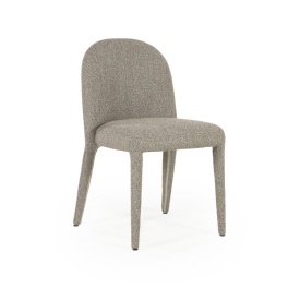 SCAUN JAXX TOSCANE - TESATURA, METAL SI LEMN - TAUPE - 51(L) x 59(l) x 82(h) cm - Img 11