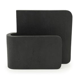 SUPORT CĂRȚI - YOMU - NEGRU - 29(L) x 8(l) x 25(h)