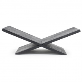 SUPORT DE CARTI - LEMN DE MANGO [FSC] - NEGRU - 47(L) x 16(h) x 21(l) - Img 1