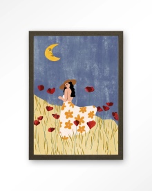 TABLOU - GIRL IN A POPPYFIELD - Img 12