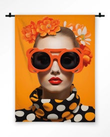 TABLOU - ORANGE FLOWER - Img 7