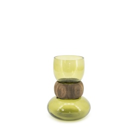 VAZĂ VERRA MICĂ - VERDE - 16.3(L) x 16.3(l) x 23.5(h)