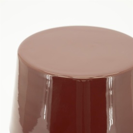 ALVO - METAL - BURGUNDY - 22(L) x 22(l) x 35(h) - Img 3
