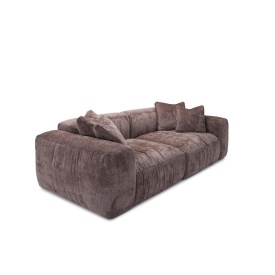 CANAPEA MILANO CU DOUA LOCURI - UMPLUTURA CU PUF DE GASCA - (1SA +1SA) - 286(L) x 80(h) x 125(l) - Img 3