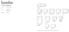 COLTAR JUMBO DUO - (OT + LCH) - 262(L) x 75(h) x 180(l) - Img 6