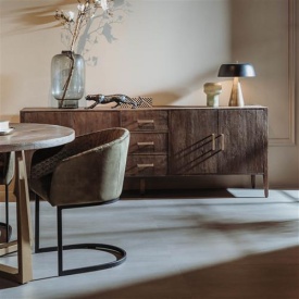 COMODA BELVEDERE - LEMN DE MANGO [FSC] - MARO - 220(L) x 80(h) x 45(l) - Img 2