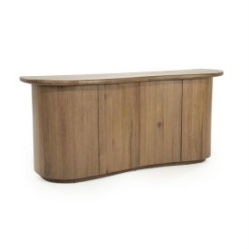 COMODA JOSH - LEMN SI FURNIR DE STEJAR - MARO - 180(L) x 50(l) x 80(h) cm - Img 5