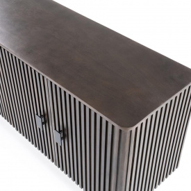 COMODA REMI CU 4 USI - DIN LEMN DE MANGO SI METAL - MARO - 170(L) x 80(h) x 45(l) - Img 7