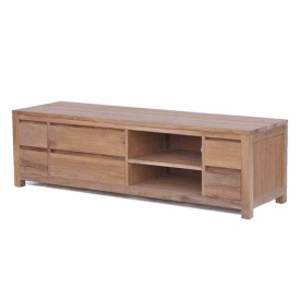 COMODA TV CORONA - LEMN DE TEC [FSC] - MARO NATURAL - 170(L) X 50(H) X 50(L) CM