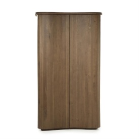 DULAP JOSH - LEMN SI FURNIR DE STEJAR - MARO - 120(L) x 50(l) x 210(h) cm - Img 1