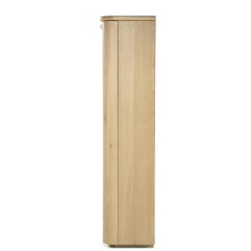 DULAP JOSH - LEMN SI FURNIR DE STEJAR - NATURAL - 120(L) x 50(l) x 210(h) cm - Img 3