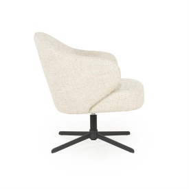 FOTOLIU CONNOR DONNA - TESATURA SI METAL - BEJ - 74.5(L) x 77(l) x 78.5(h) cm - Img 9