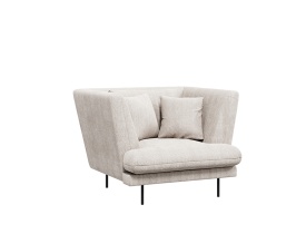 FOTOLIU ELIO - METAL /LEMN / MATERIAL - CULOARE LA ALEGERE - 104(L) x 84(h) x 95(l)