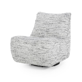 FOTOLIU LOYS GREY BARKLEY - TESATURA, LEMN SI METAL - GRI - 91(L) x 75(l) x 85(h) cm