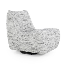 FOTOLIU LOYS GREY BARKLEY - TESATURA, LEMN SI METAL - GRI - 91(L) x 75(l) x 85(h) cm - Img 10