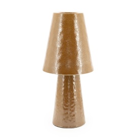 LAMPĂ CLAYTON MARE - MUȘTAR - 23(L) x 23(l) x 51(h)