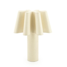 LAMPA DE MASA MEANDER - HARTIE SI METAL - NATURAL - 40(L) x 40(l) x 50(h)