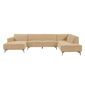 LEEDS CHAISE L - 2 5 - OTOMAN R - CITY 120 BEJ - 350(L) x 217(l) x 81(h) - Img 1